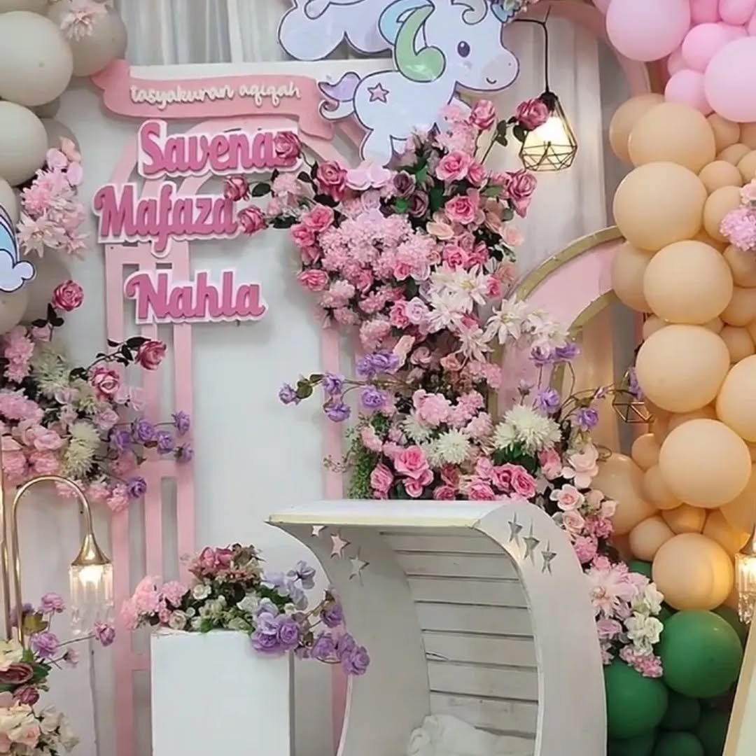 Tasyakuran Aqiqah Adik Savena Mafaza Nahla di  Jl. Kav. H. Darmansyah Margahayu Bekasi