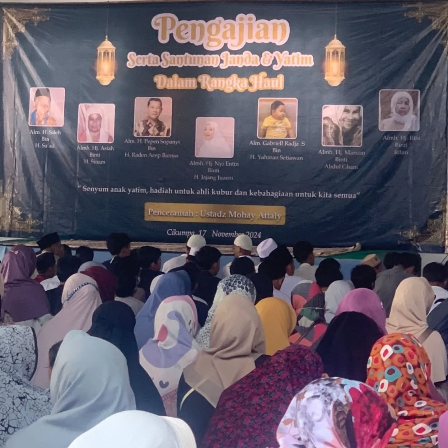 Pengajian & Haul Anak Yatim PT. Duta Raja Gas di  Duta Rajagas, Jl Raden Saleh Sukmajaya Depok