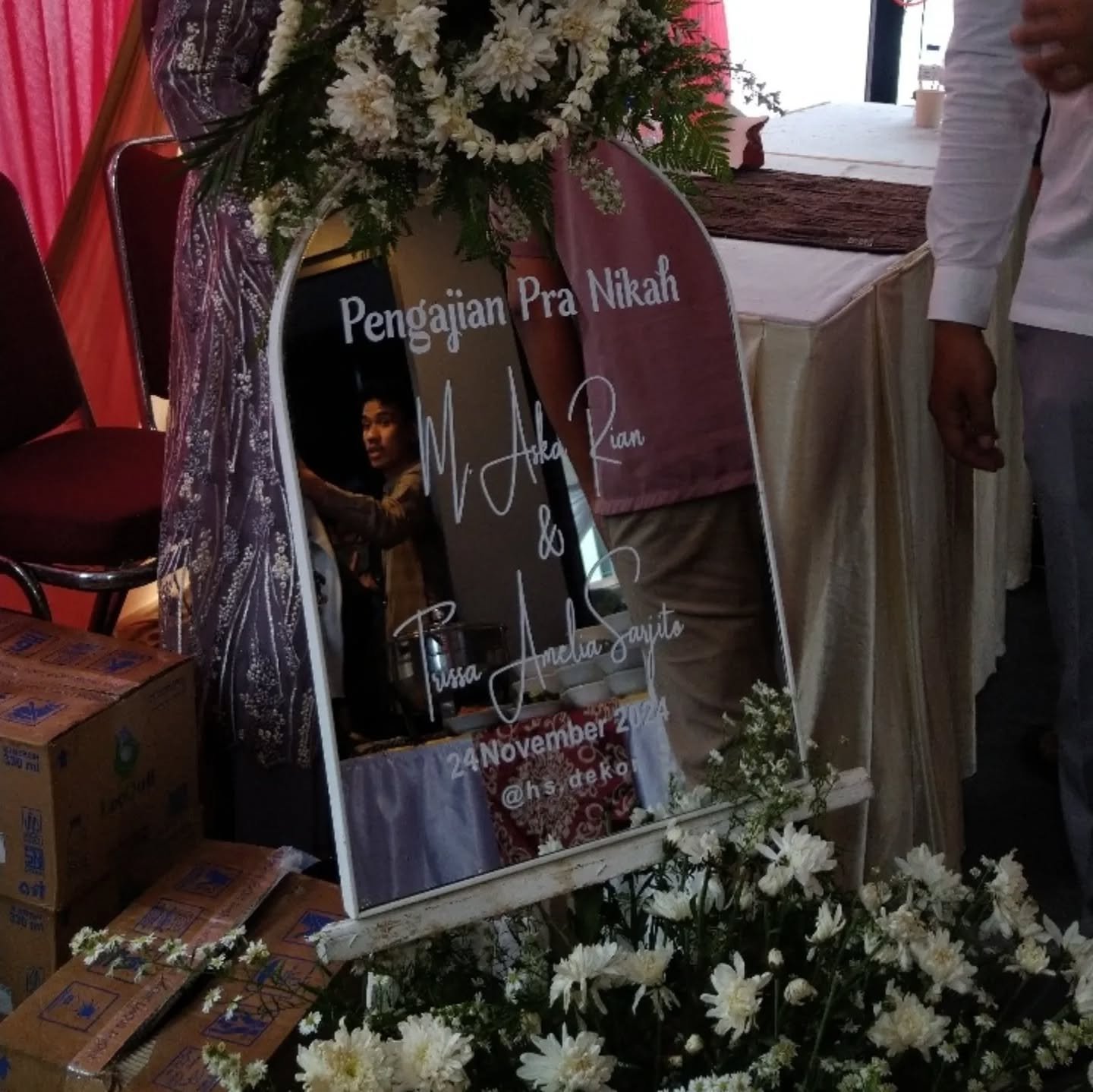 Tasyakuran Pengajian Pra Nikah Aska & Amelia di  Perumahan Graha Laras Sentul Bogor