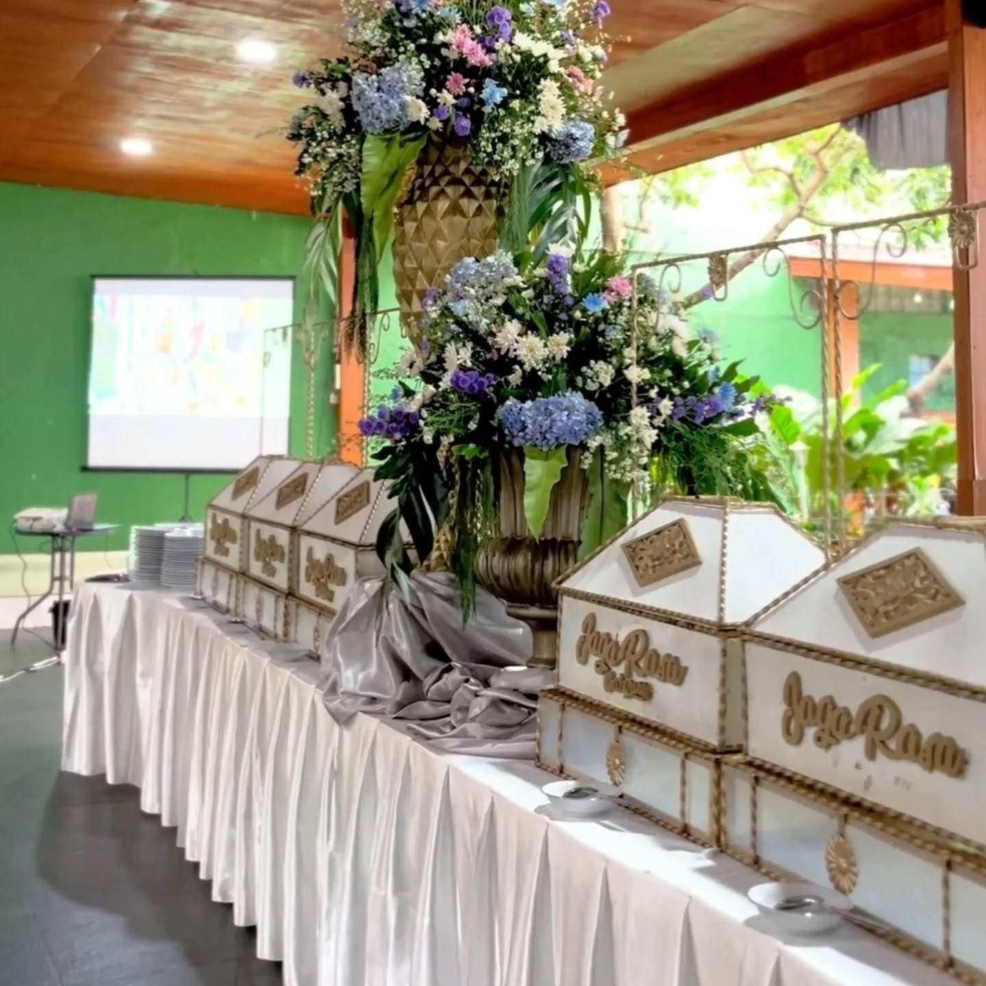 Wedding Fakhri & Tantri di Semi Outdoor Venue Balai Sarmili Depok