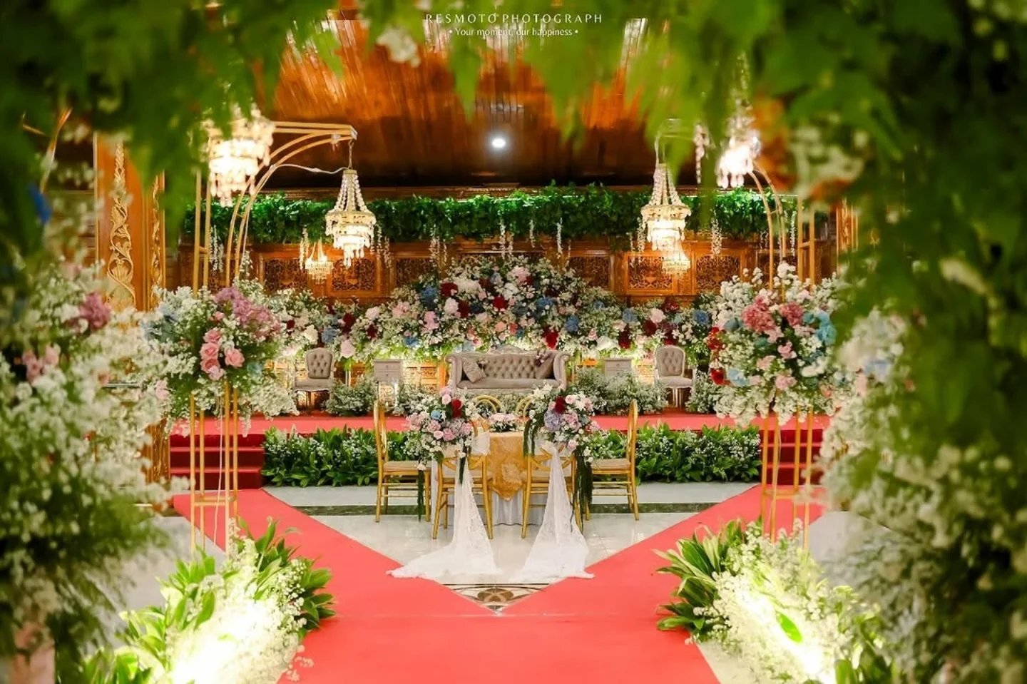 Wedding Dhafa & Zahra di Semi Outdoor Venue Saung Engkong Ano Bogor