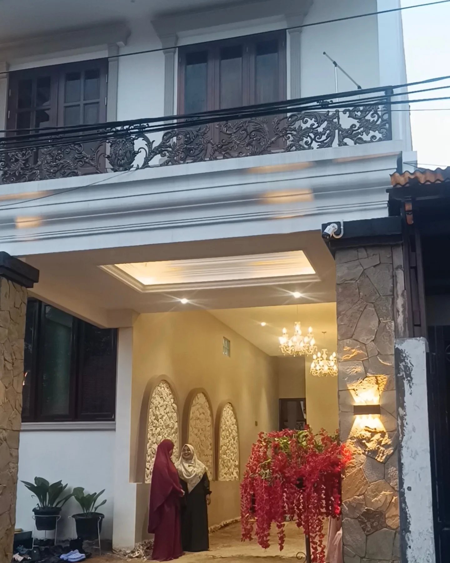 Buka Puasa Bersama Keluarga Besar Mei Taufan di  Komplek Dosen UI Cirendeu Ciputat Timur Tangerang