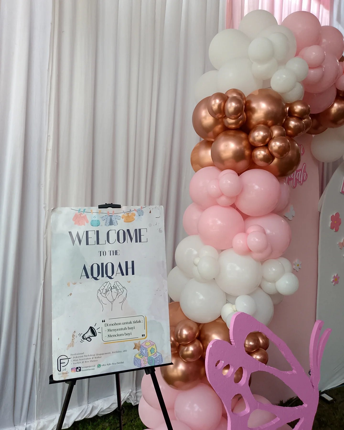 Tasyakuran Aqiqah Adik Arumaisha di  Jl. Bhakti Abri Tapos Depok