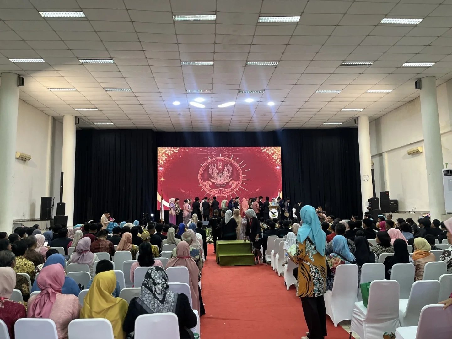 Pengukuhan Angkatan ke-14 SMK MH Thmrin di Kampus Jl. Bambu Wulung Bambu Apus Jakarta Timur