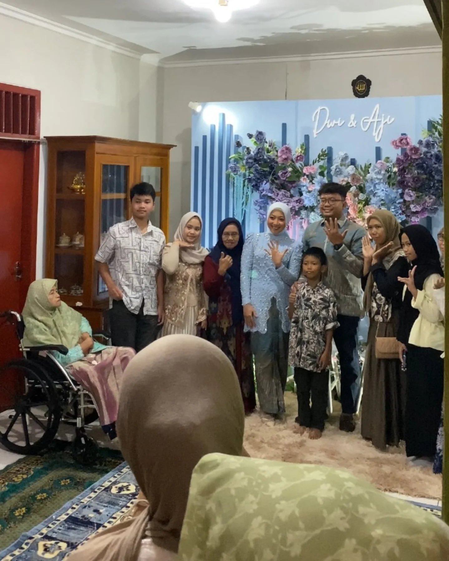 Engagement Aji & Dwi Retno di  Jl. Tipar Swadaya Mekarsari Cimanggis Depok