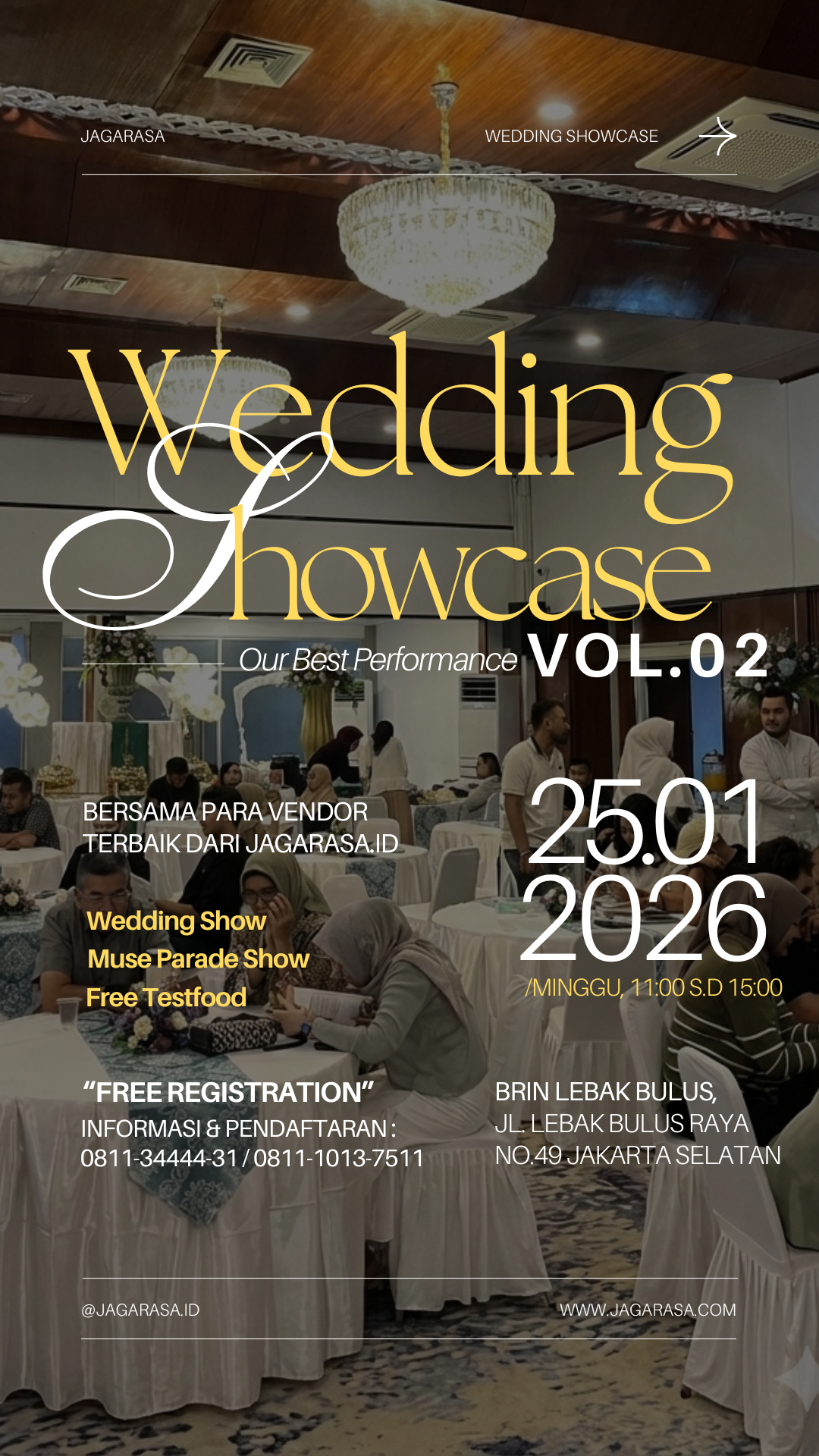 Jagarasa Wedding Showcase - BRIN Lebak Bulus, 25 January 2026