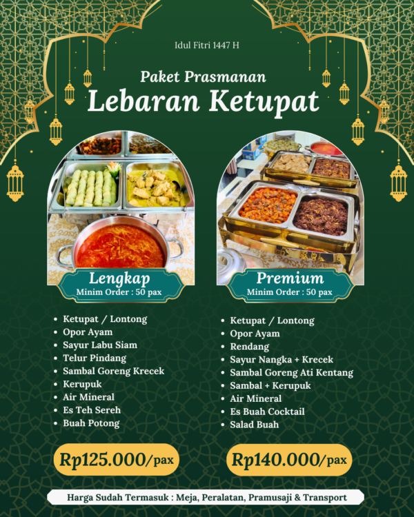 Paket Ketupat Prasmanan